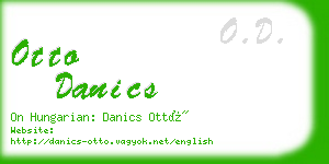 otto danics business card